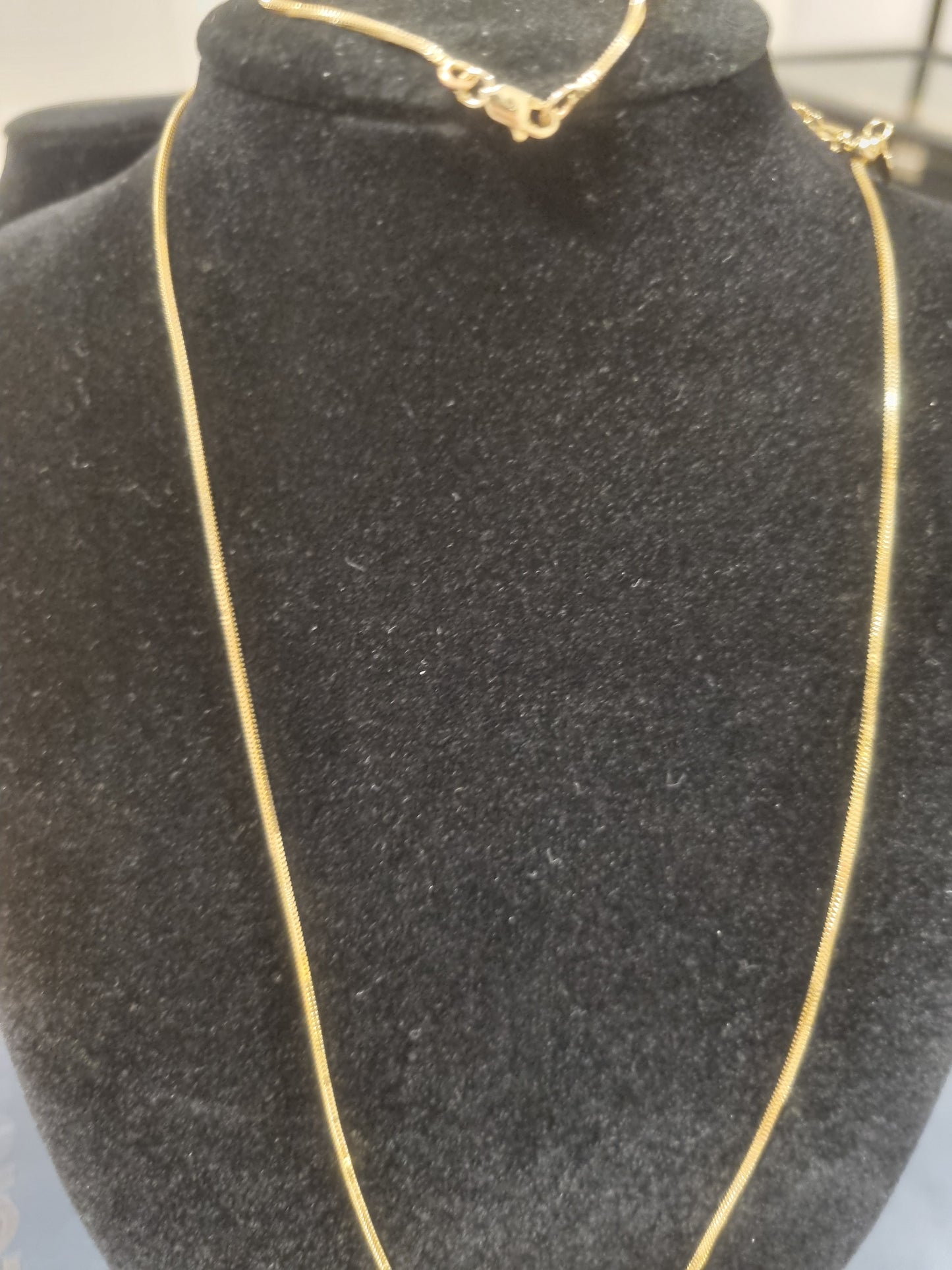 Eslabon Franco Solido 14K set