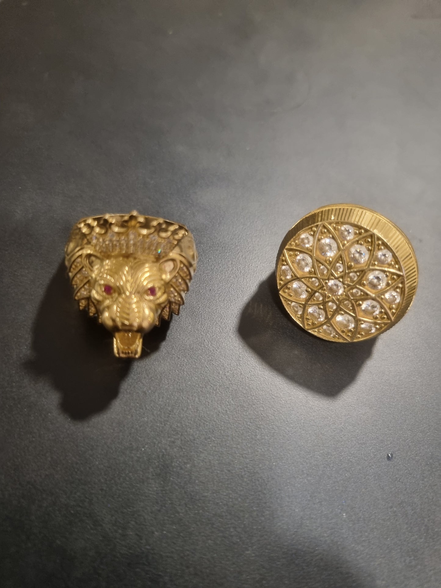 Combo anillos y argollas 14K