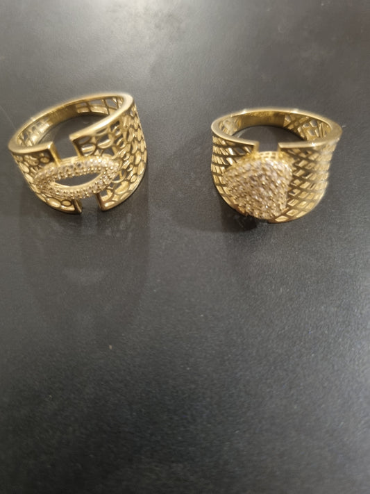 Promo Pareja de anillos 10K