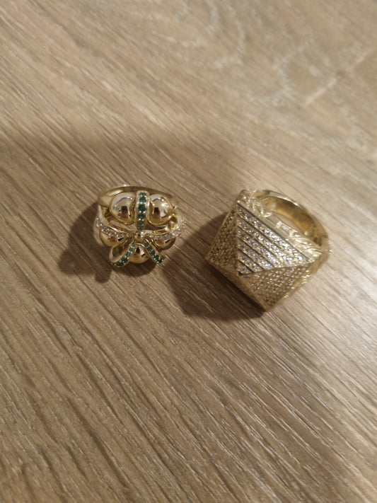 Combo Anillos 10K Exoticos