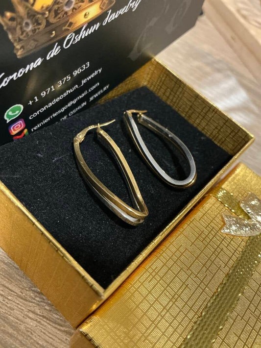 ARGOLLAS DOBLE 14K