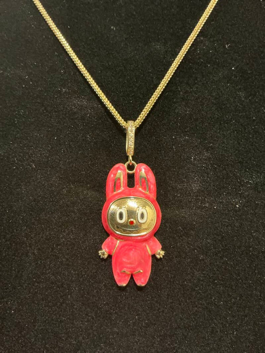 CADENA FRANCO CON DIJE LABUBU
