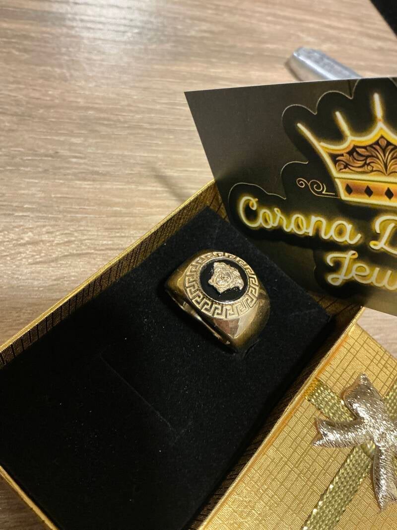 ANILLO 14K VERSACE UNISEX
