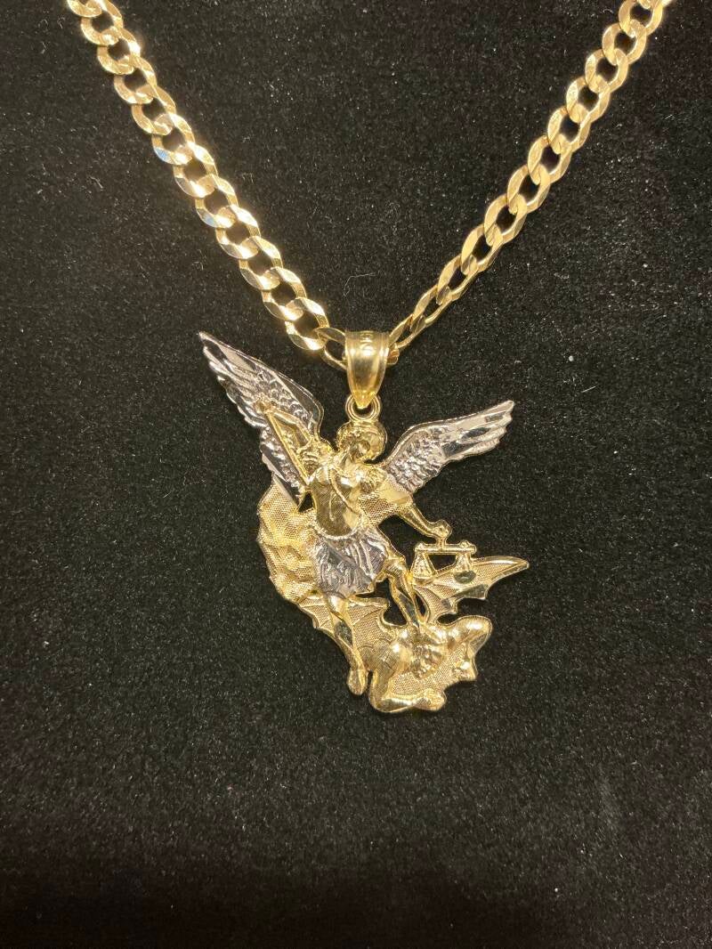 CADENA CUBANA CON DIJE DE ALCANGEL